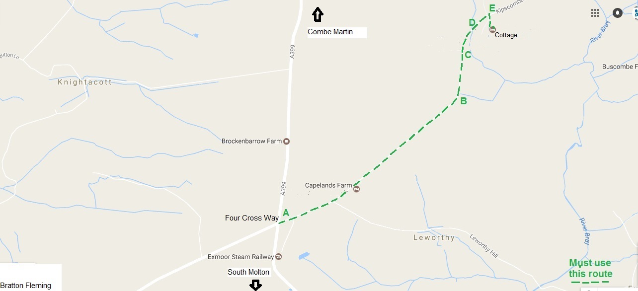 route to apple orchard barn