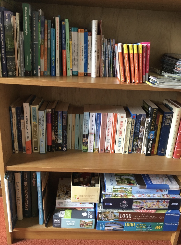 You are welcome to borrow the maps and walk books of the local area