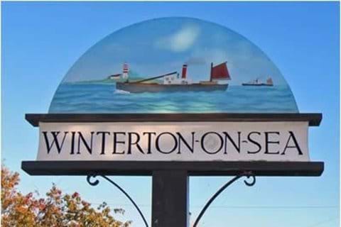 Winterton-on-Sea village sign