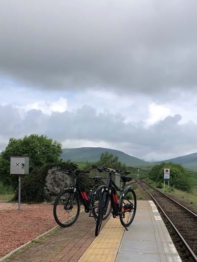 Day trip to Corrour Station and cycling back along the Road to the Isles.
