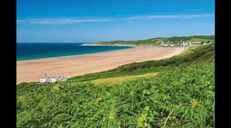 Woolacombe Beach (10 miles away)