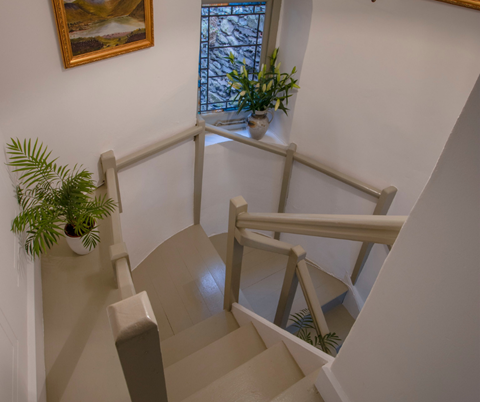 Stairway - Unique way to walk to the second floor