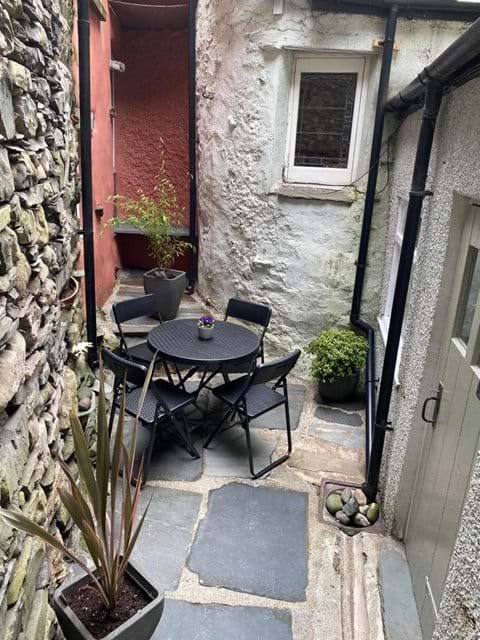 Private patio area