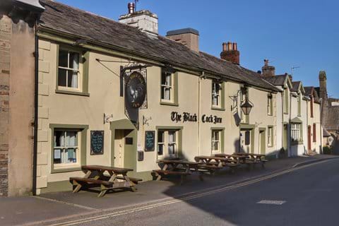 The Black Cock Inn, one of the good pubs serving excellent food