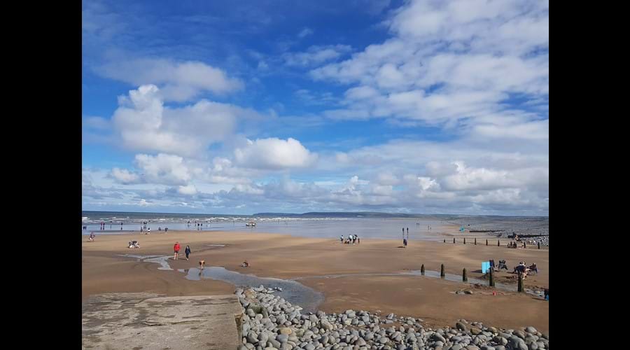 The beach at Westward Ho!