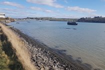 Approaching Appledore from the SW Coastal Footpath