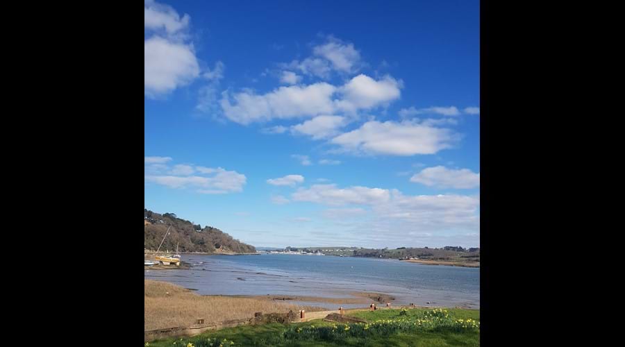 Approaching Cleave Quay from the South West Coastal Path