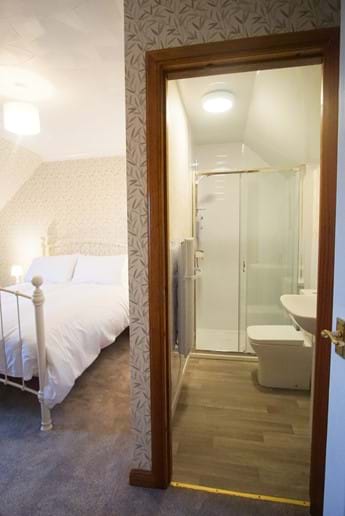 Bedroom 3 (upstairs) with en-suite shower room