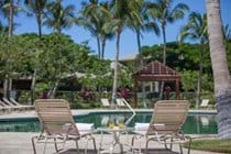 Just a very short stroll to enjoy cocktails by the pool