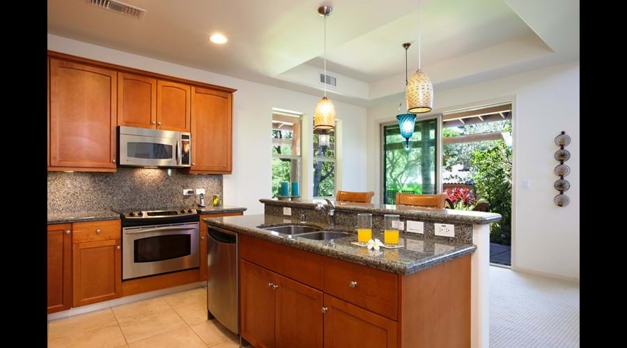 Well equipped kitchen