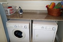 Fully equipped laundry