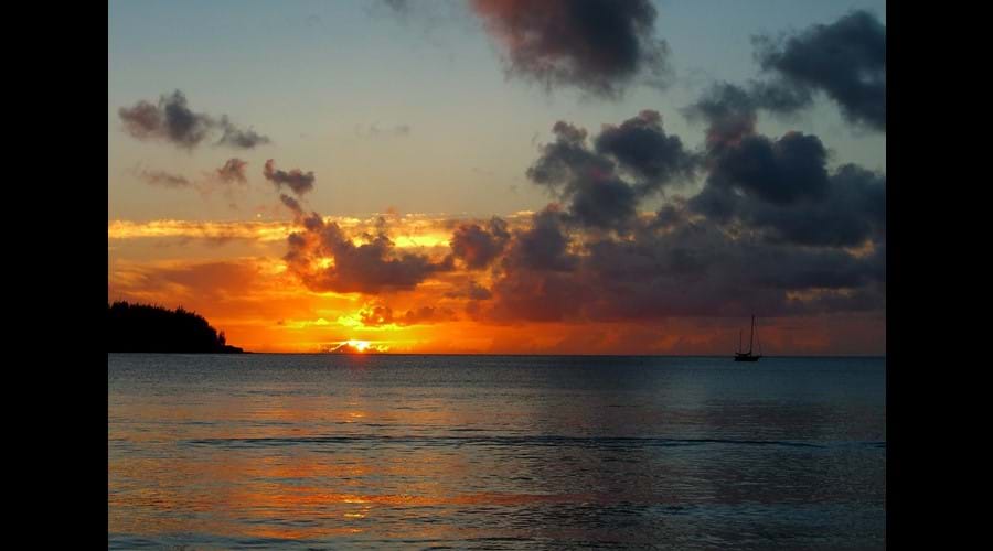 Sunset at the Resort