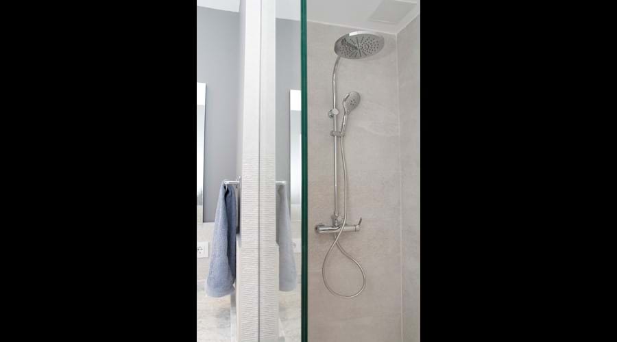 Ensuite bathroom  to Bedroom 3 with large walk in shower