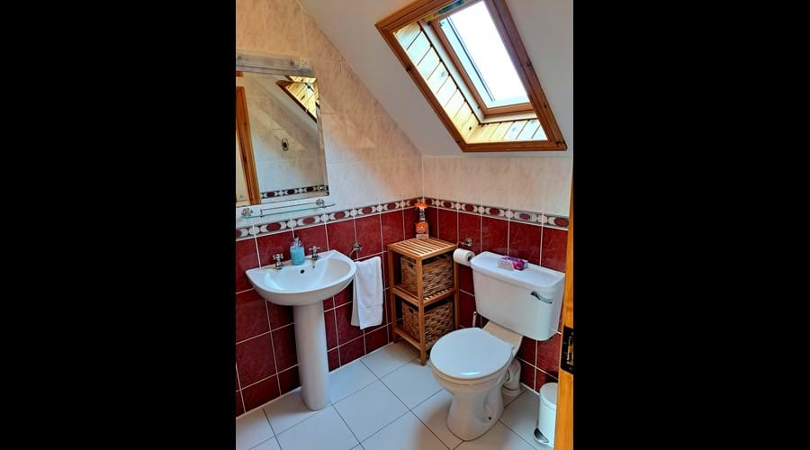 The master bedroom ensuite shower room