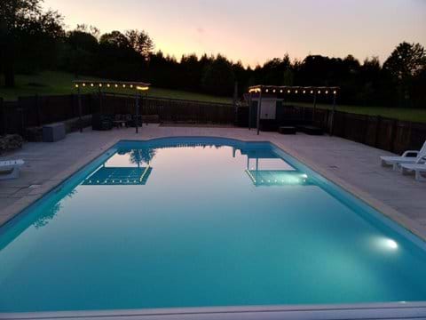 Beautiful to watch the sunset from the pool