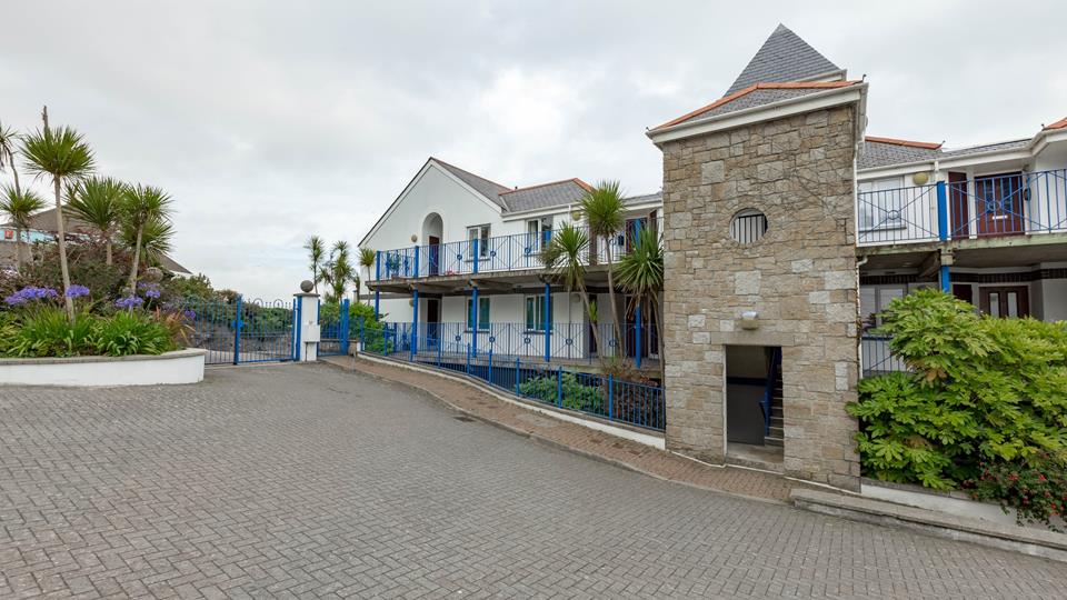 Private car park at the rear of the property