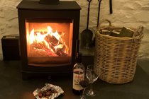 Chestnuts roasting by the woodburner - so cosy in Winter