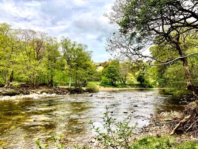 The River Swale , Richmond, North Yorkshire