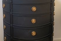 Gorgeous handpainted furniture pieces in the lounge