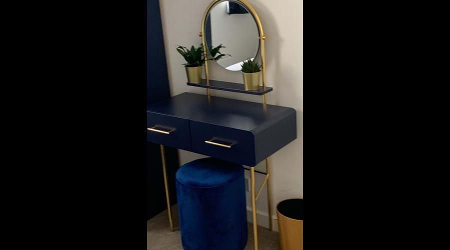 Elegant dressing table in the master bedroom