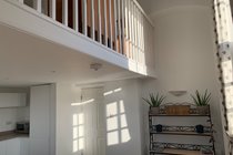 The mezannine balcony between the kitchen/diner and Minster bedroom above