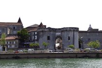 Take a boat trip on the Charente River, passed the entrance to Cognac