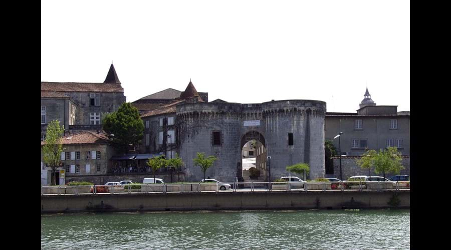 Take a boat trip on the Charente River, passed the entrance to Cognac