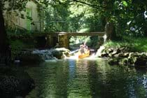 Hiring canoes, navigating the River Seugne provides fun for all the family