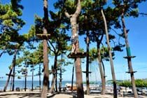 Enjoy the high ropes and zip wires at Royan or La Palmyre