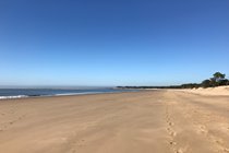 Miles of wonderful soft sand along La Grande Cote just passed Royan