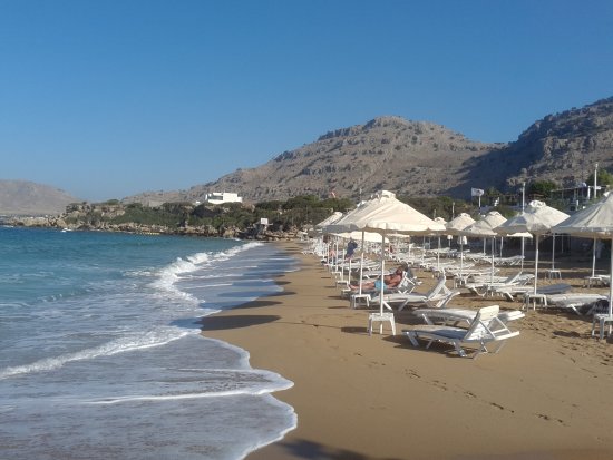 Pefkos beach