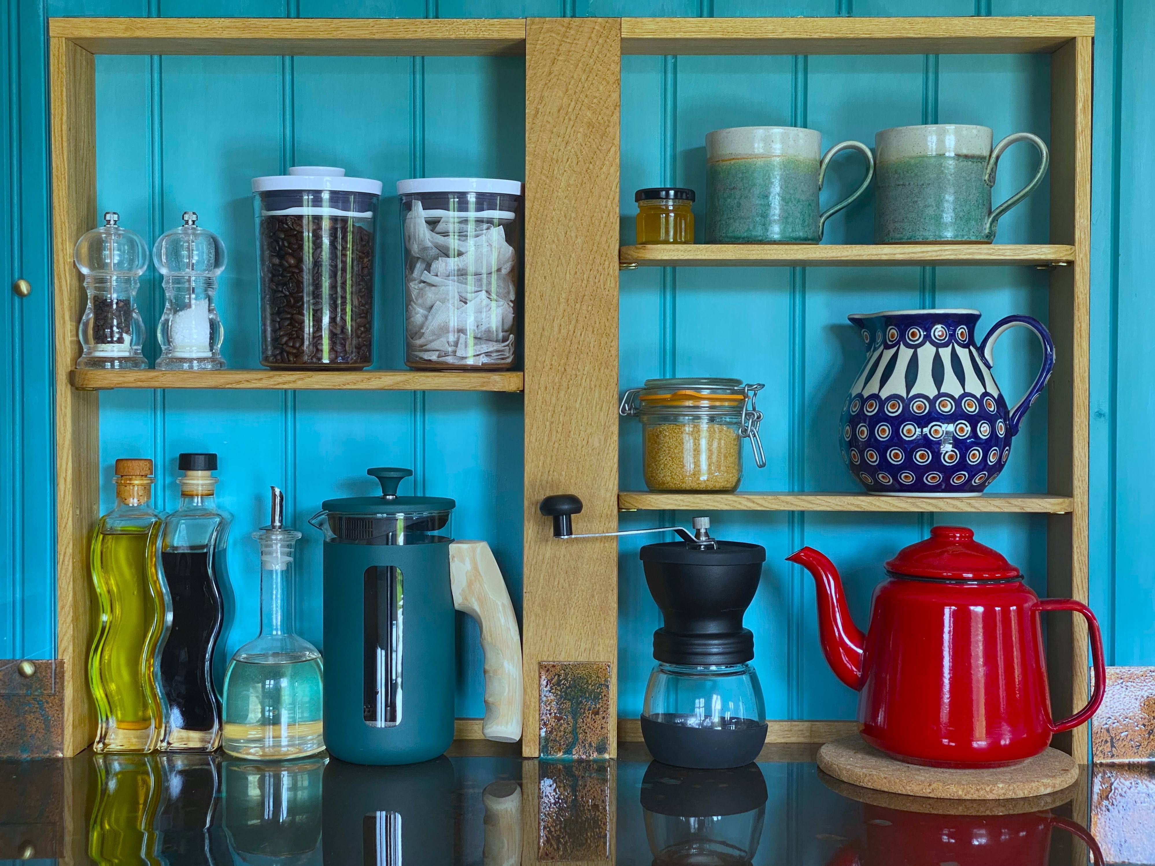 Kitchen shelves