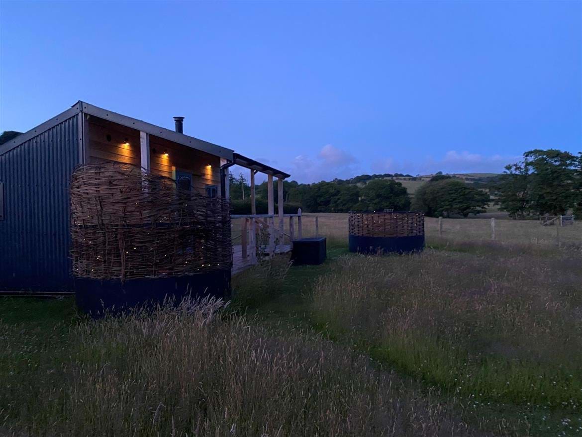 Boutique glamping cabin, Quirky cabin,   Aberystwyth Mid Wales