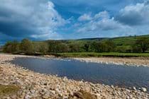 River Swale in Low Row, Swaledale