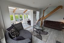 Open Plan Living Room With Smart TV