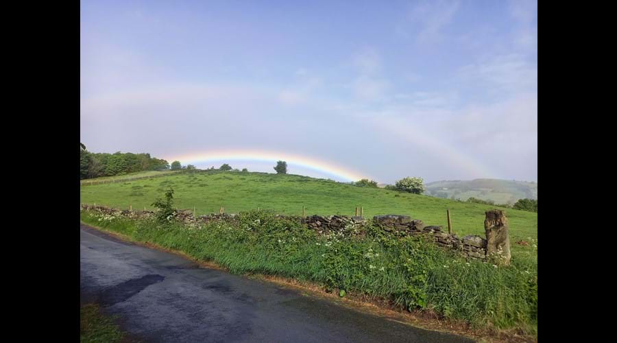 View from bottom of driveway