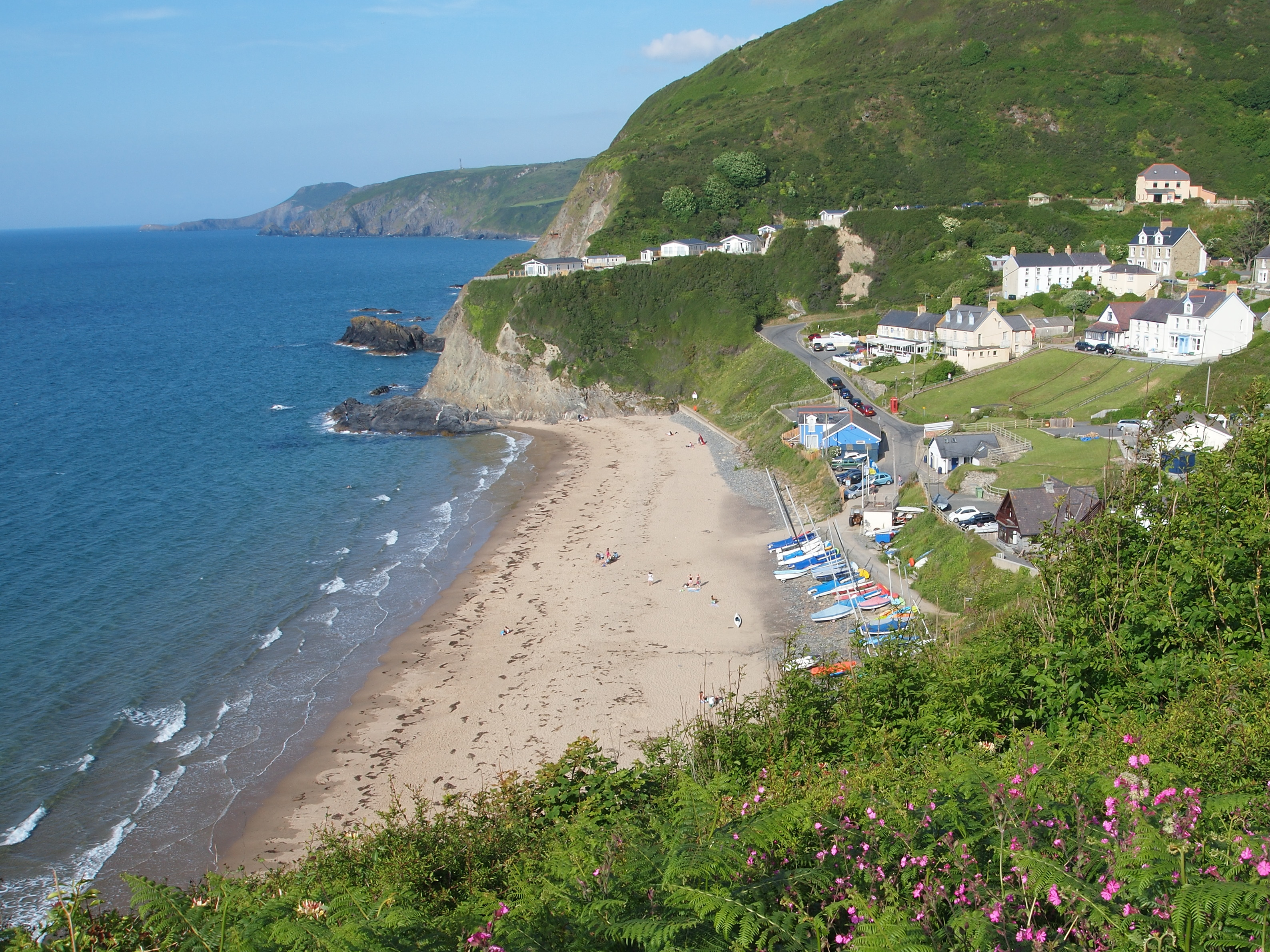 Tresaith beach clearance