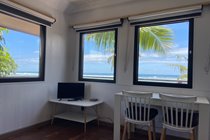 Living area West Wing Apartment Waves Beach House