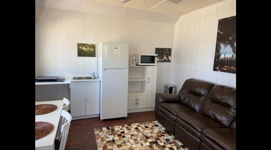 Living area West Wing Apartment Waves Beach House