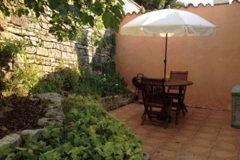 Terrace - with table, chairs and parasol