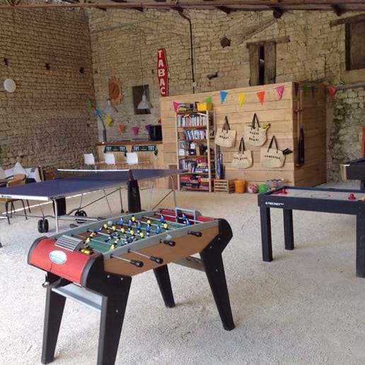Table football, ping pong, badminton, mollky, books, DVDs, electronic darts.....