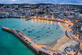 St Ives Harbour in the evening