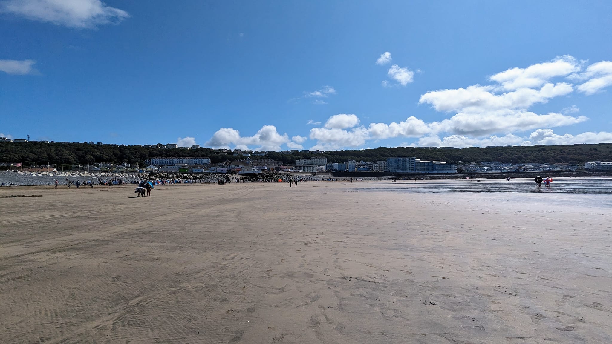 Westward Ho! beach offers over two miles of golden sand backed by a unique pebble ridge linking to Northam Burrows Country Park,