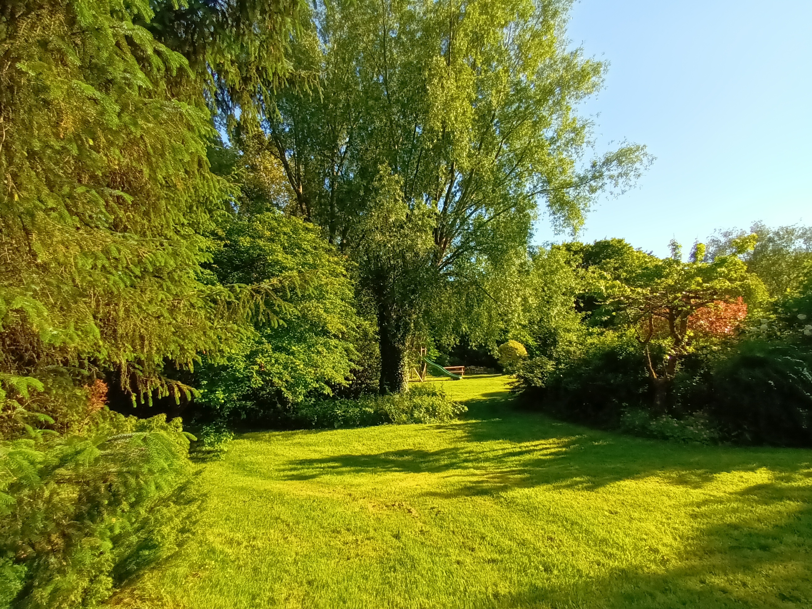 Gardens and orchard