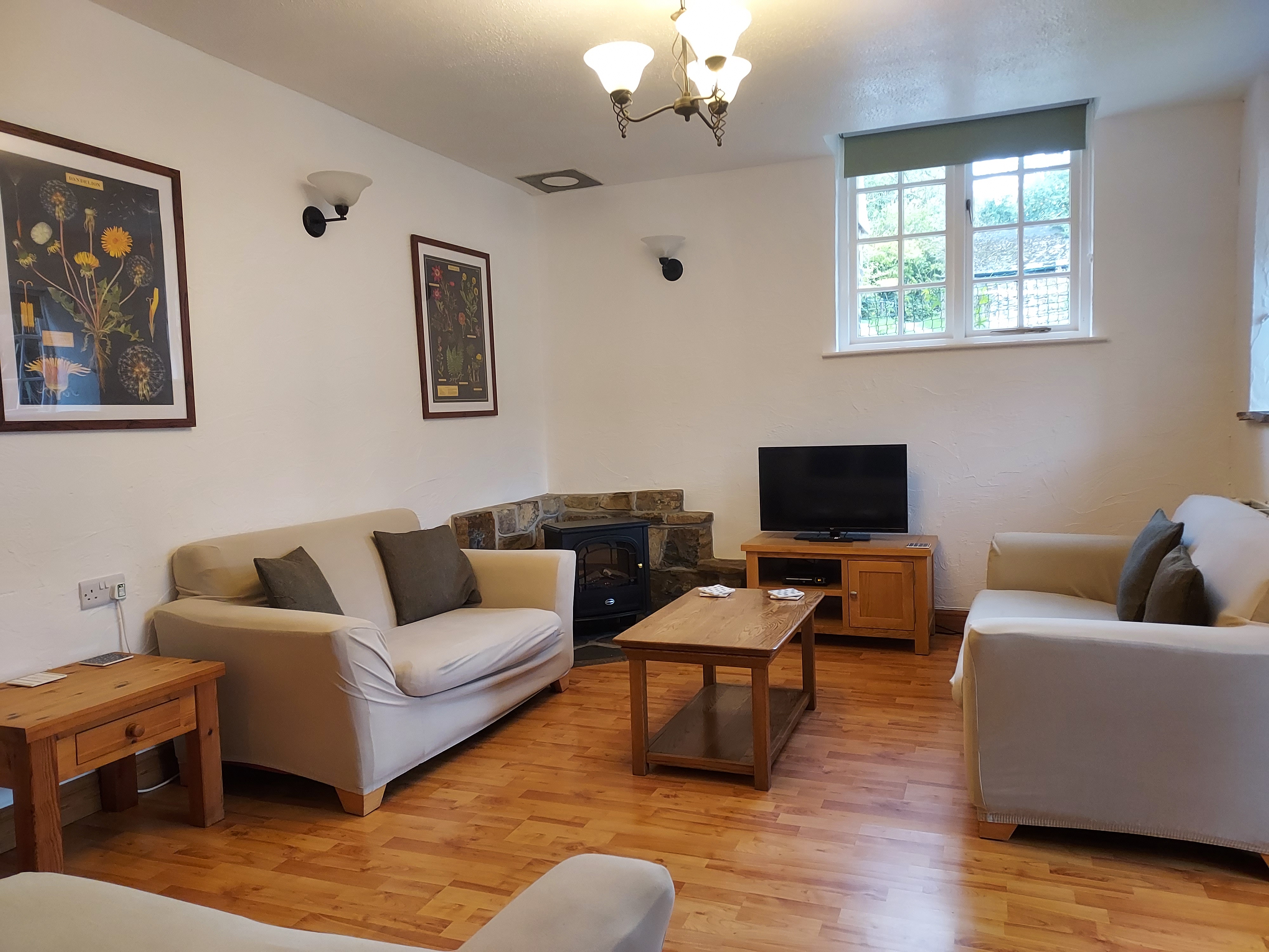 Spacious bright living room