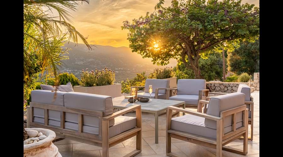 seating area on patio Photo