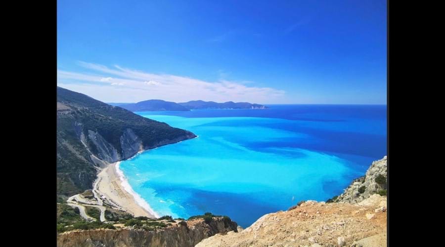 Myrtos beach...just a few minutes drive from Villa Levanta