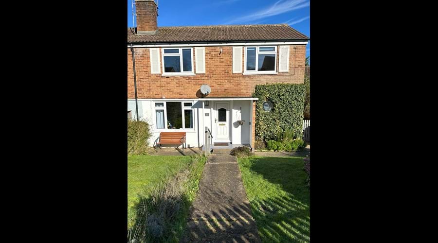 Front Garden and bench seating