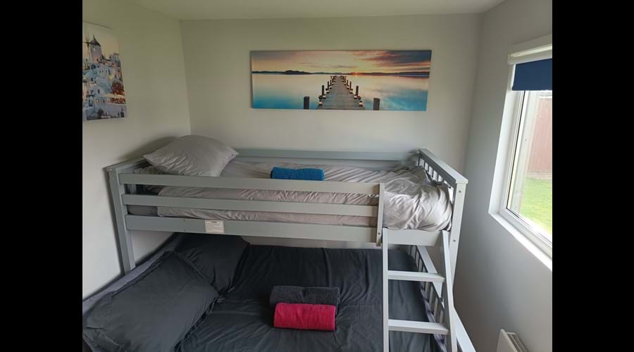 Bedroom 2 - Double with single bunk