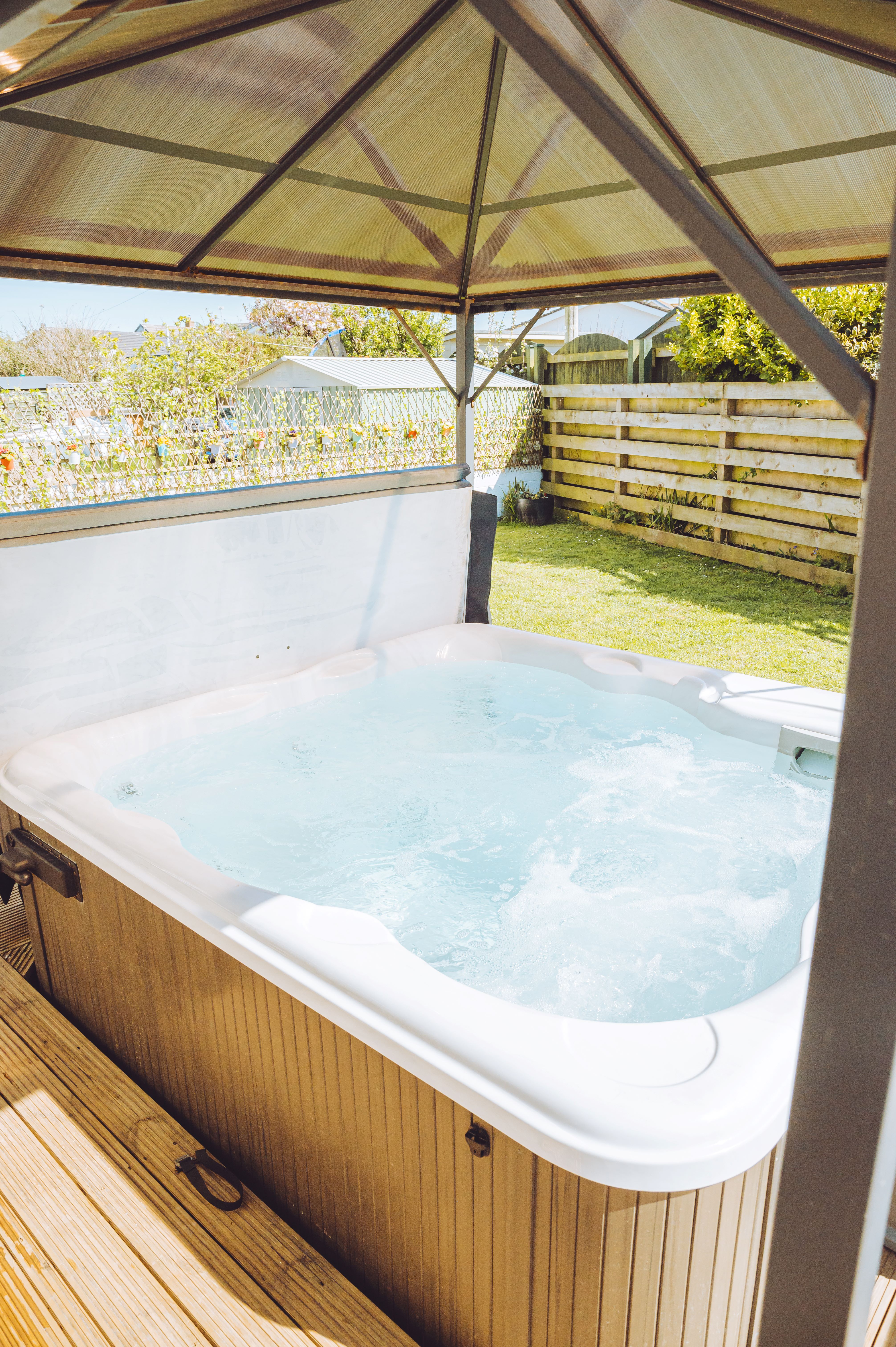 Relax in your very own hot tub